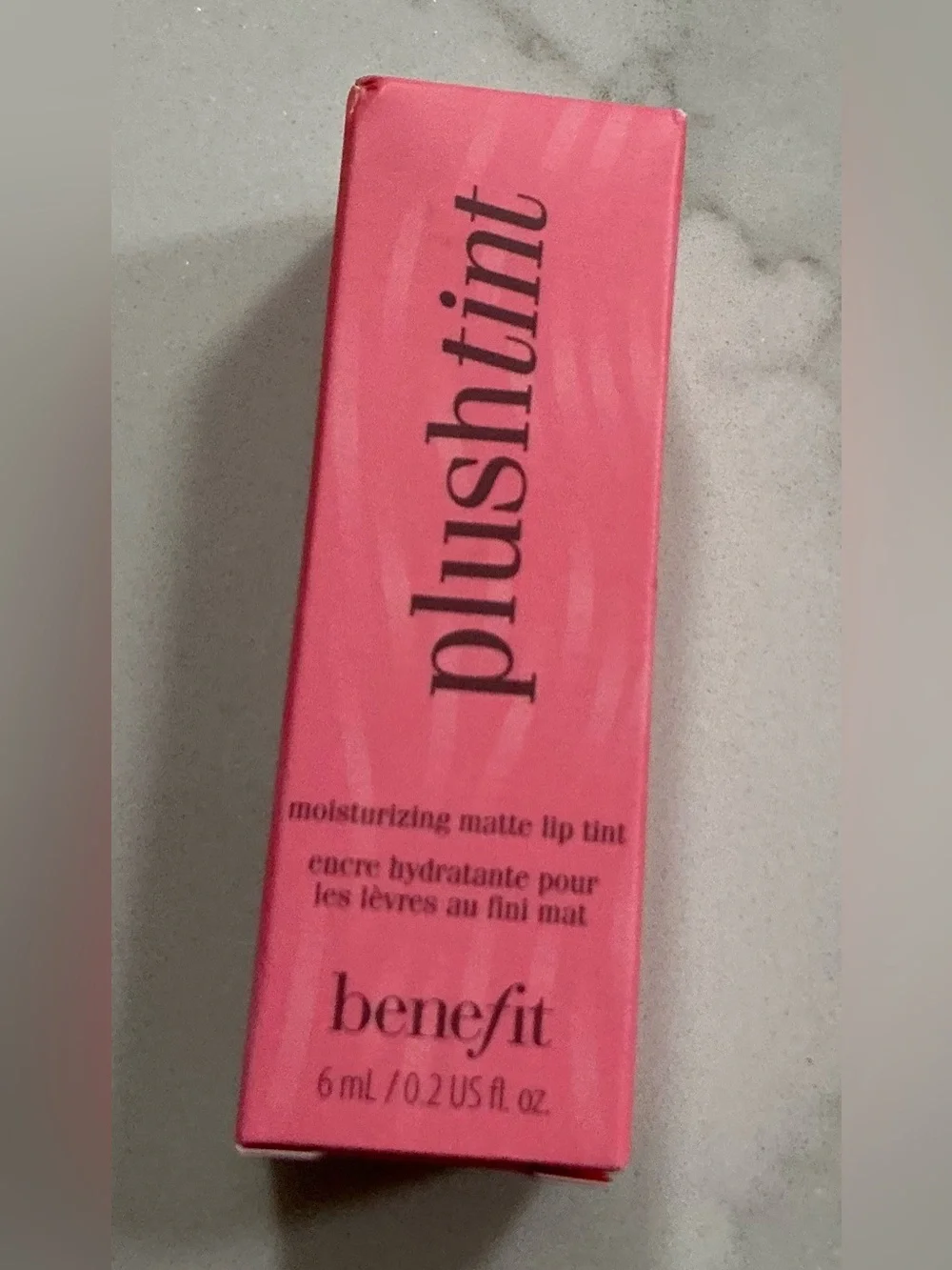 Benefit Cosmetics Plushtint Moisturizing Matte Lip Tint #02 Cream Puff 0.2 fl oz